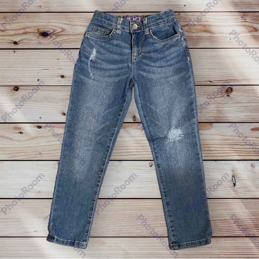 NWOT Girls The Children’s Place Blue Jeans Distressed Size 6
